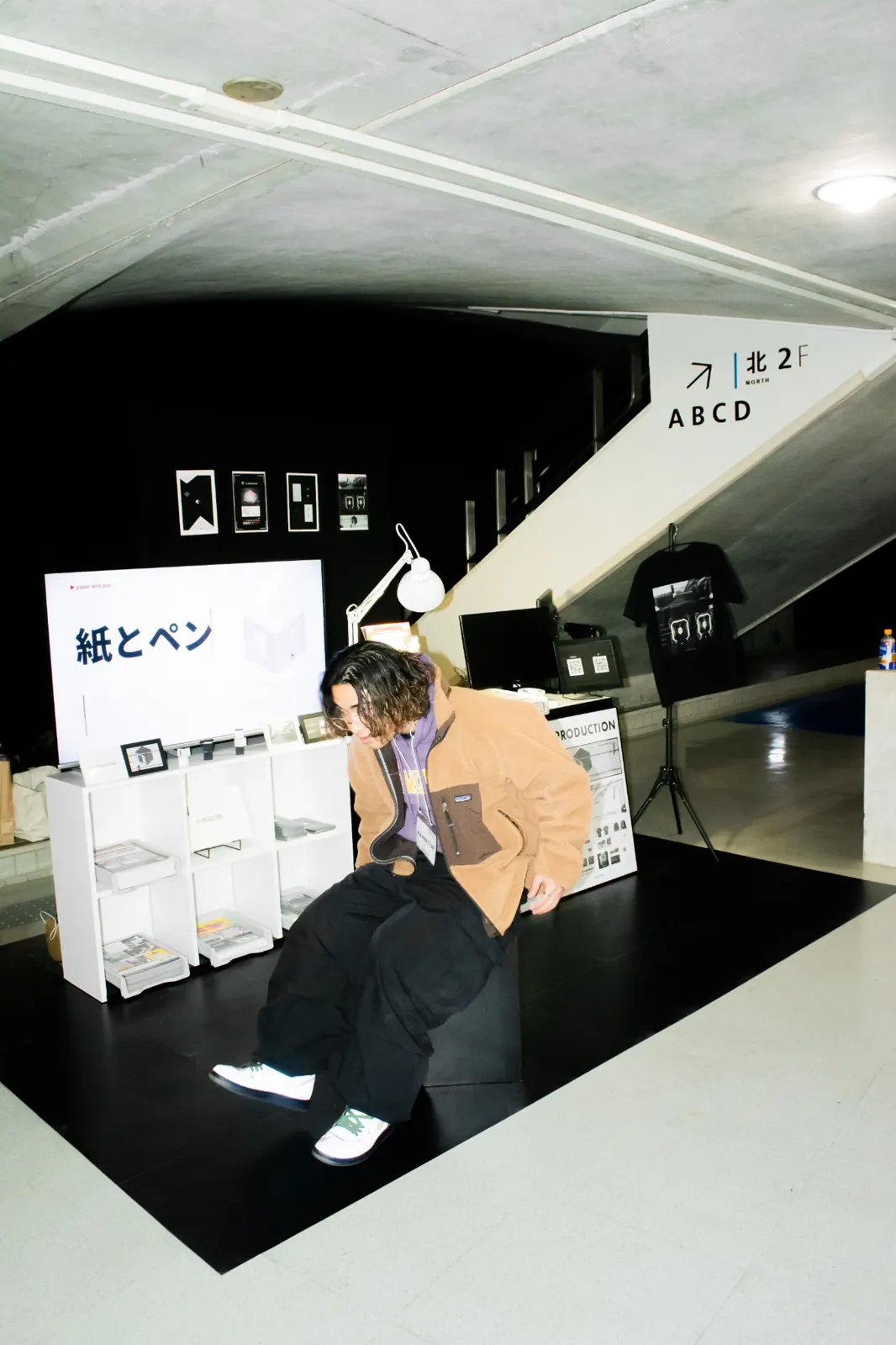 01 PRODUCTIONの展示会場での様子